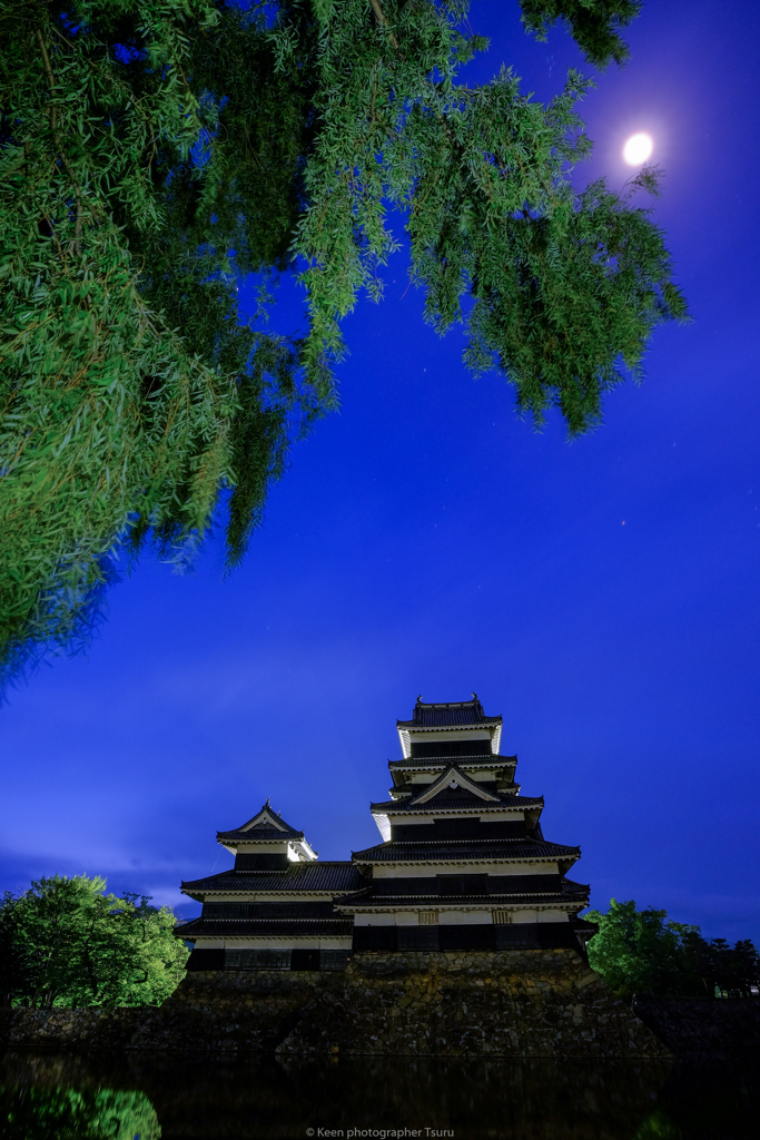 月の朝