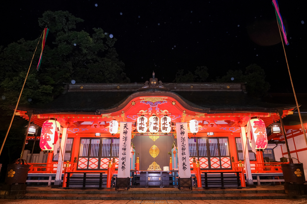 祭りの朝