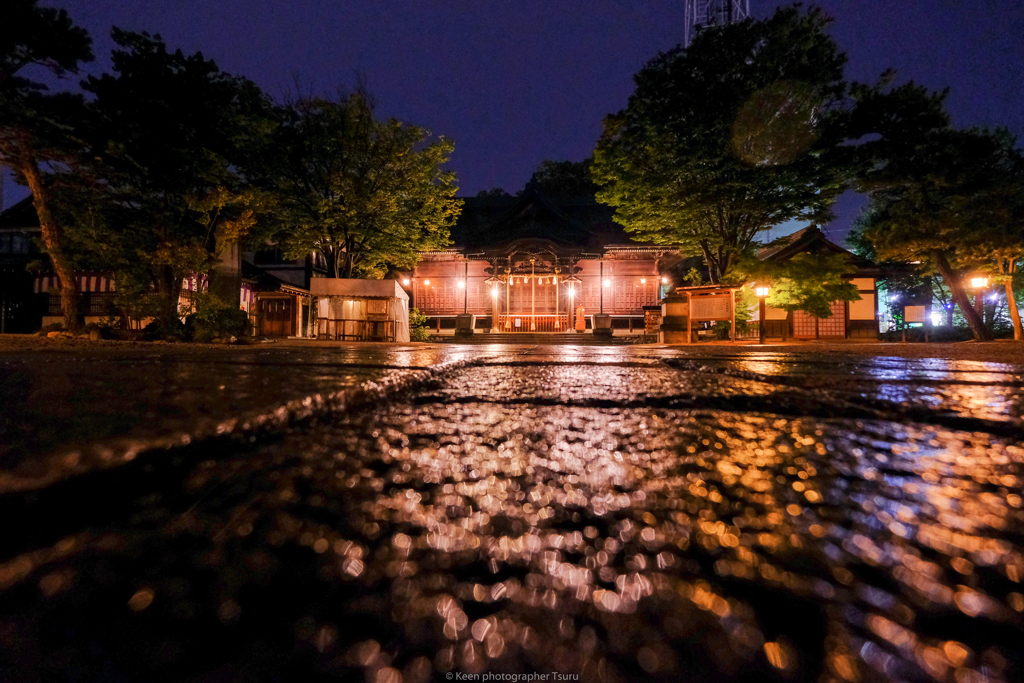 朝の神社
