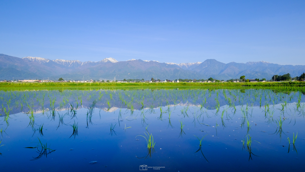 安曇野田園風景