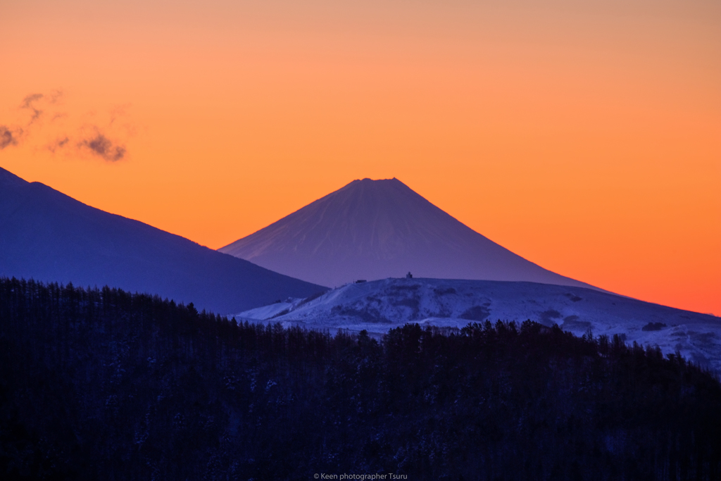 富士山と車山