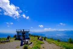 山頂の憩い