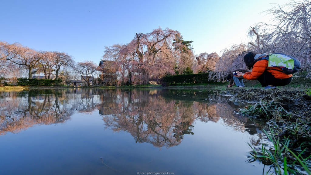安養寺の水鏡