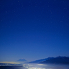 諏訪夜景と星空