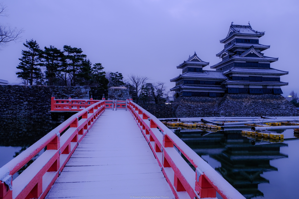 雪化粧の埋橋