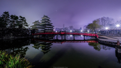 埋橋と天守閣