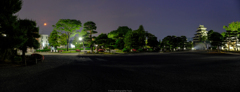 月夜の城