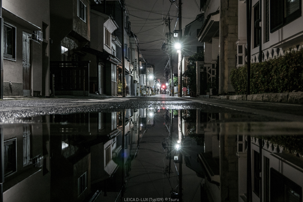 雨上がりの街