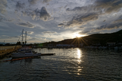 夏の思い出【船上からの夕焼け・島を望む】_088