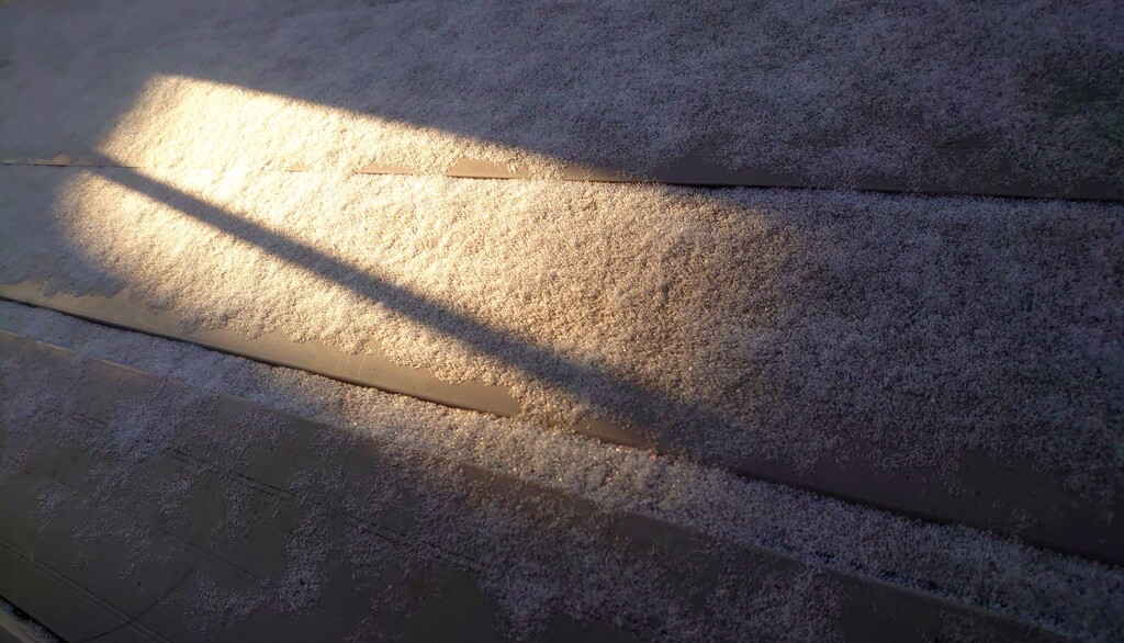 薄雪。