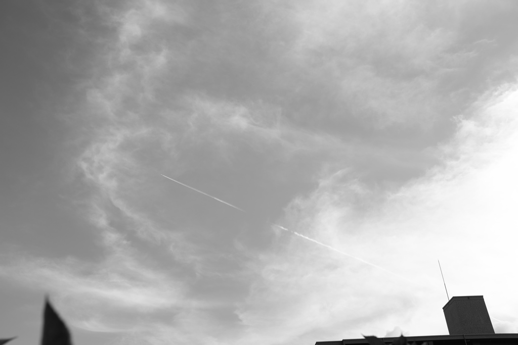 ひこうき雲。