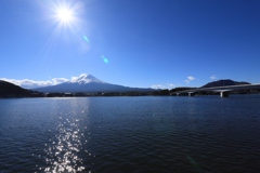 河口湖畔