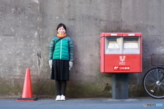 郵便ポストが寂しそうだったので記念撮影