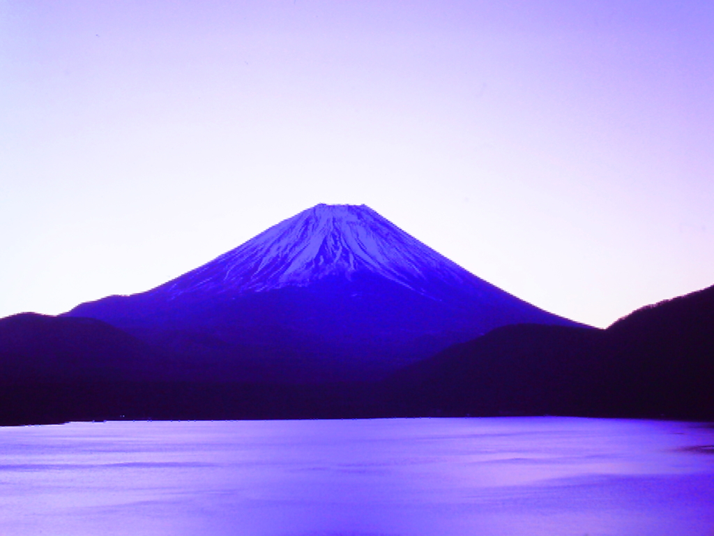 早朝の富士