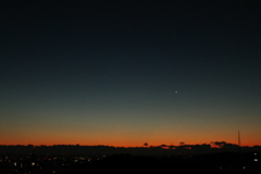 夜明け前の金星