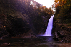 紅葉の秋保大滝