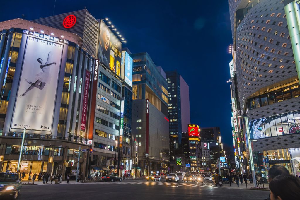 夜の銀座