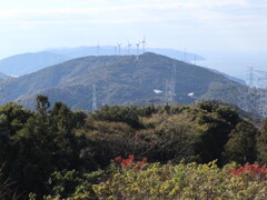 風車と佐田岬