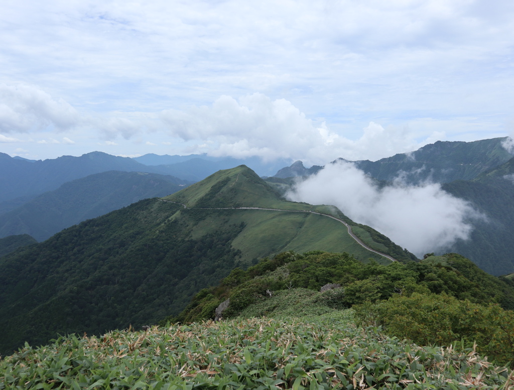 東黒森山からＵＦＯライン