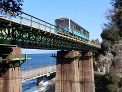 双海町　串駅鉄橋