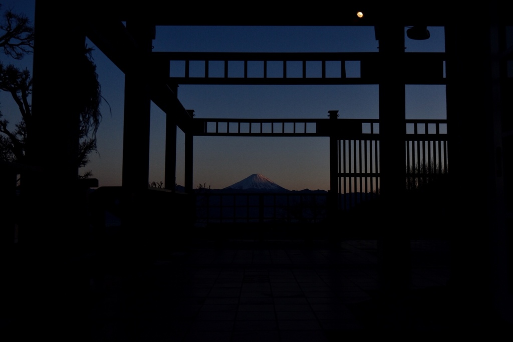 ホテルからの富士山