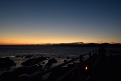 伊勢の夕暮れ