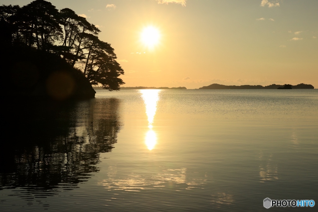 松島の朝