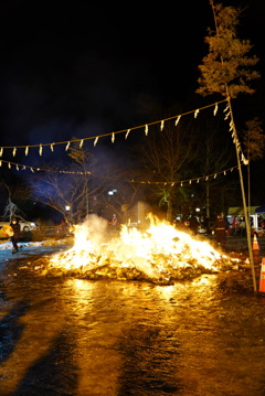 無病息災を願って　どんと祭