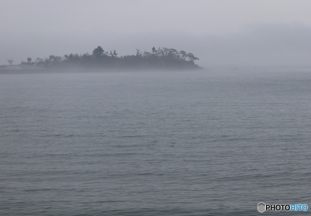 霧の松島
