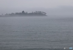 霧の松島