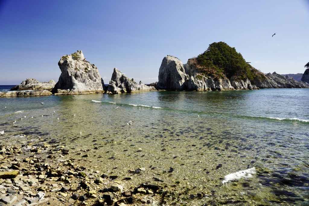 春陽の浄土ヶ浜