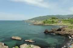 晴天の男鹿海岸