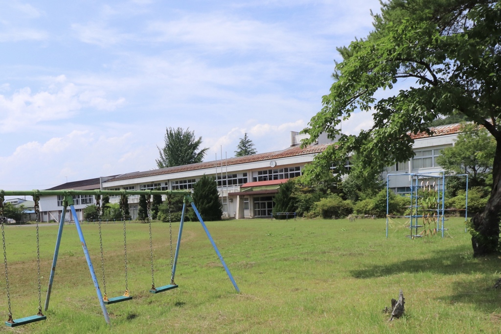 ブランコを揺らすのは風