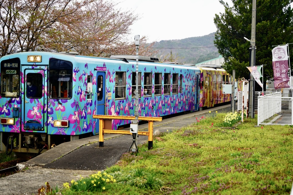長井フラワーライン出発