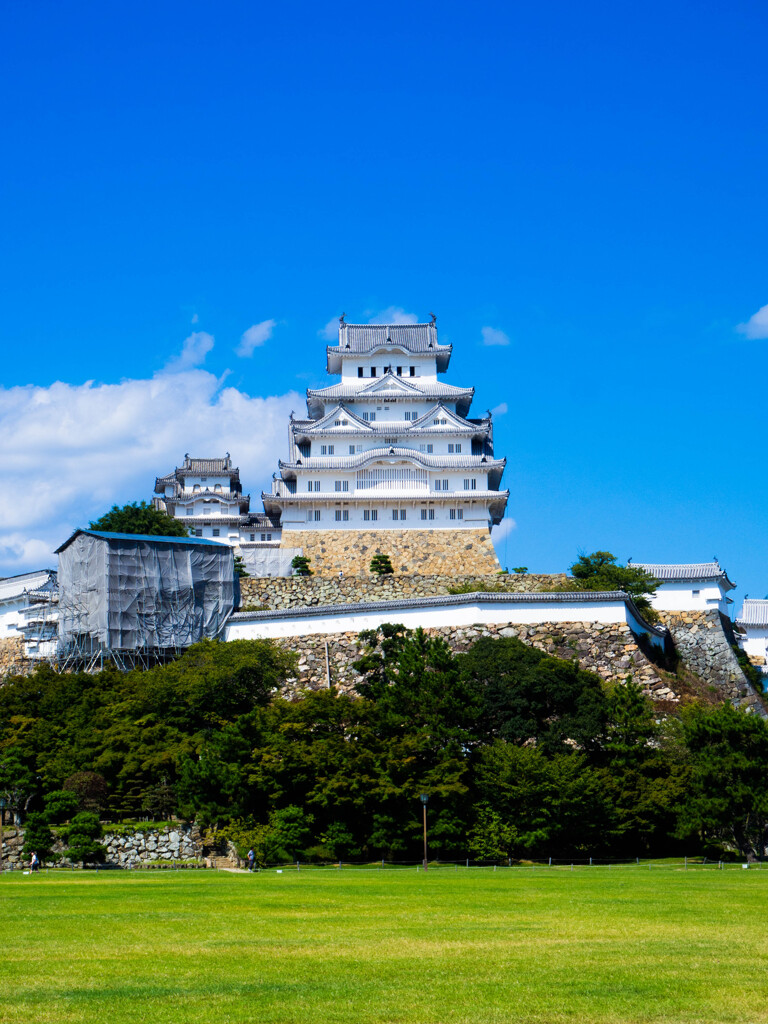 蒼に佇む白鷺城