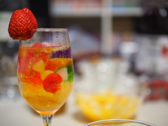 Colorful cocktail