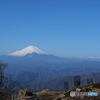 塔ノ岳から富士山と南アルプス