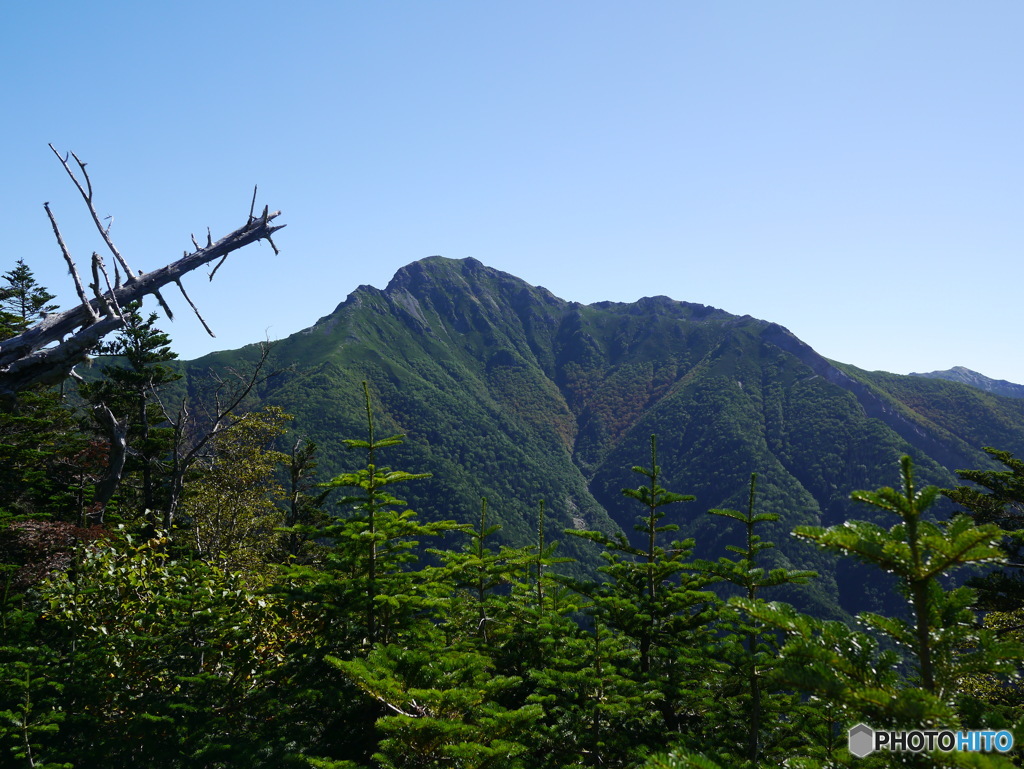 塩見岳遠望