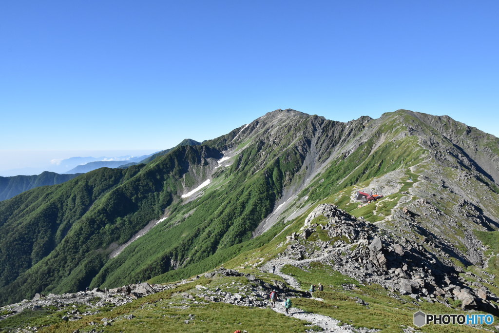 ３０００ｍの稜線山歩