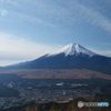 杓子山から富士山