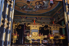 天女舞楽の図　神輿