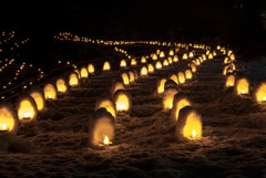 湯西川温泉　かまくら祭