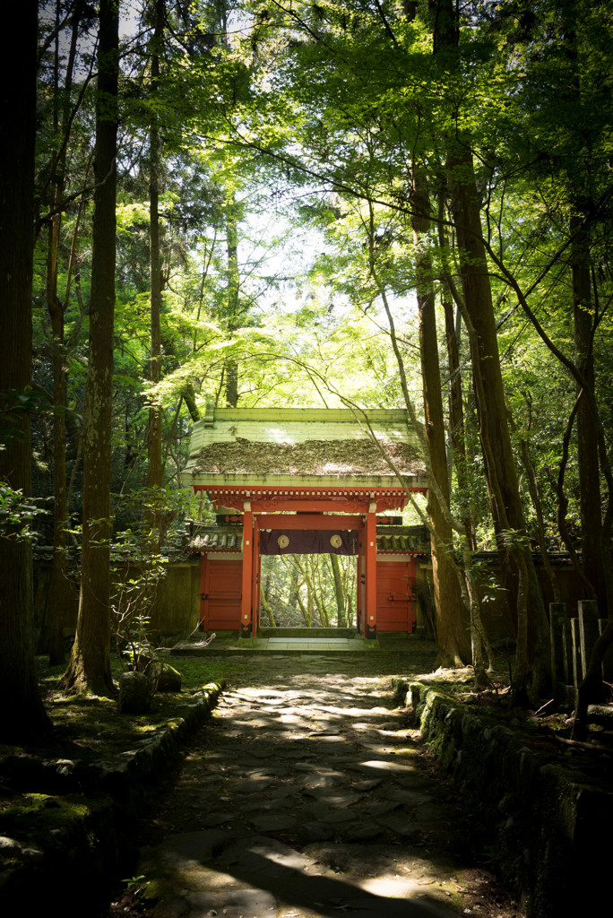 Red Gate in Inunaki-San Osaka Japan