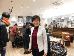 尾辻かな子＠立憲Cafe大阪