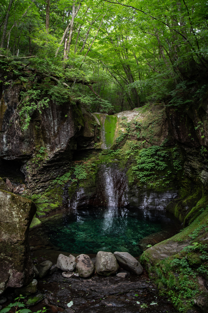 おしらじの滝(滝壺)