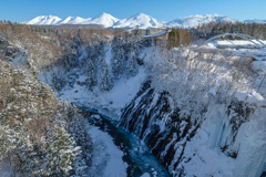 晴天の白髭の滝