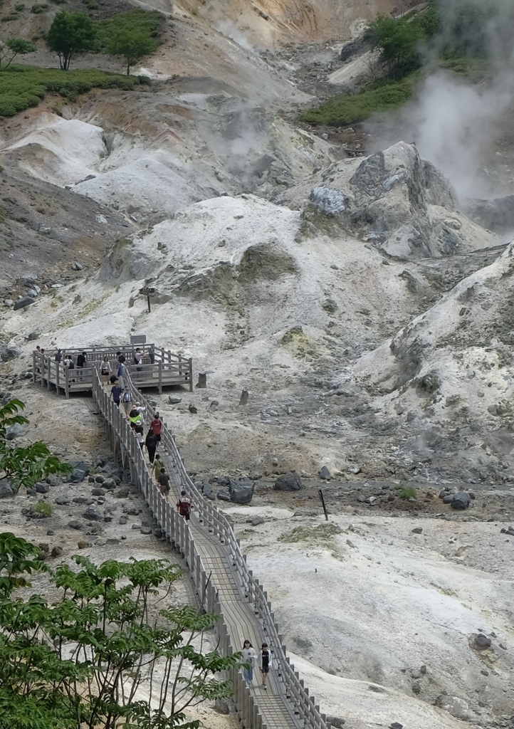 登別温泉な風景
