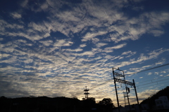 鳥羽の日没