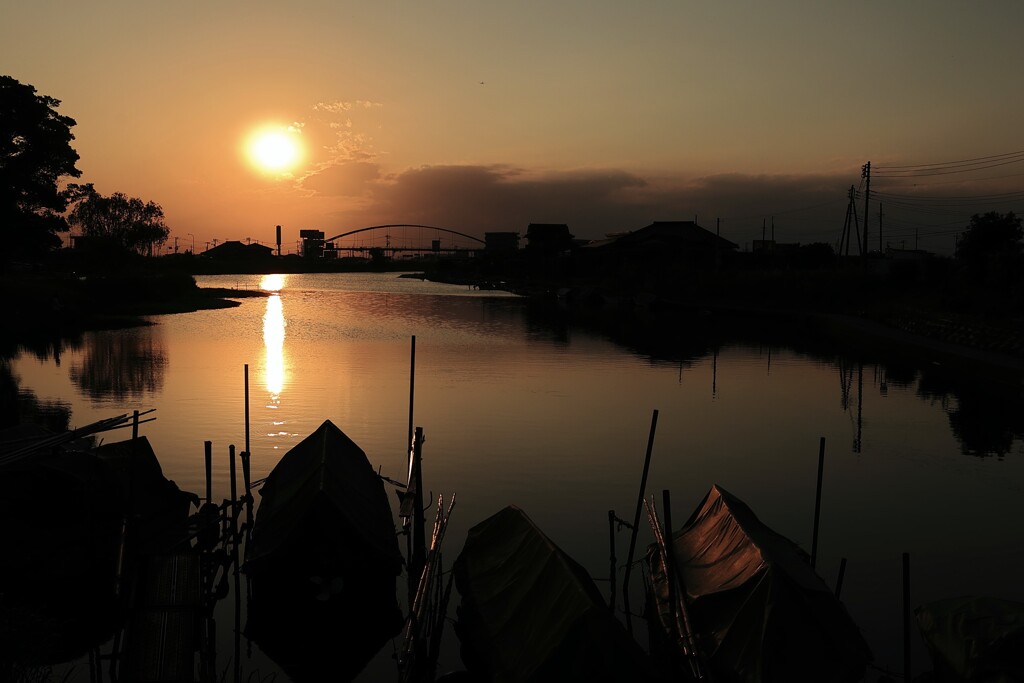 夕暮れ