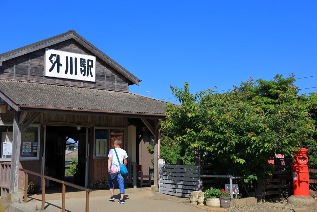 銚子電鉄　外川駅